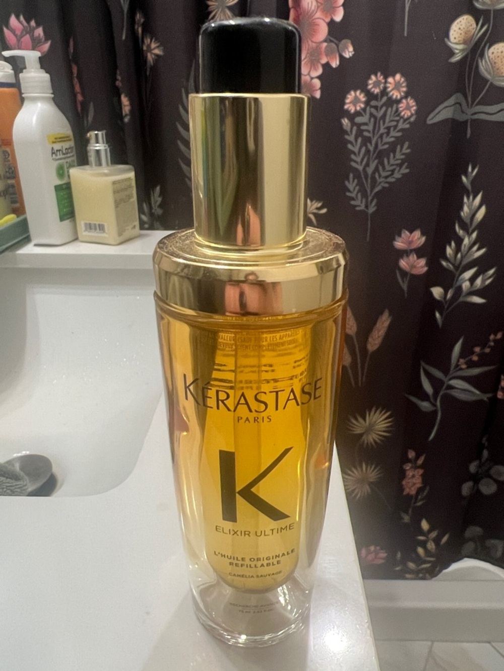 Kerastase Elixir Ultime Hair Oil - Gold and Black Bottle